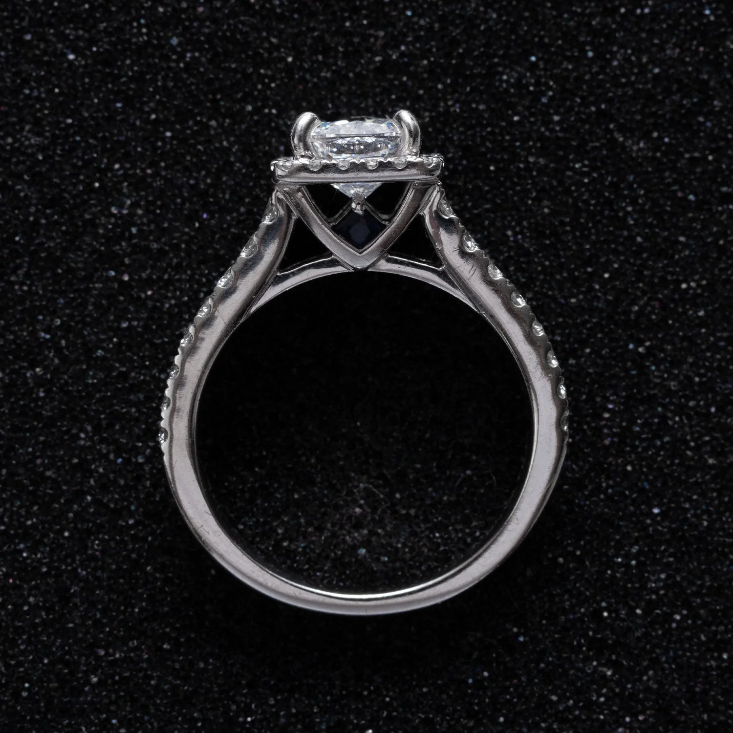 1.18 ct Diamond Whitegold Ring + VVS1 - Image 3