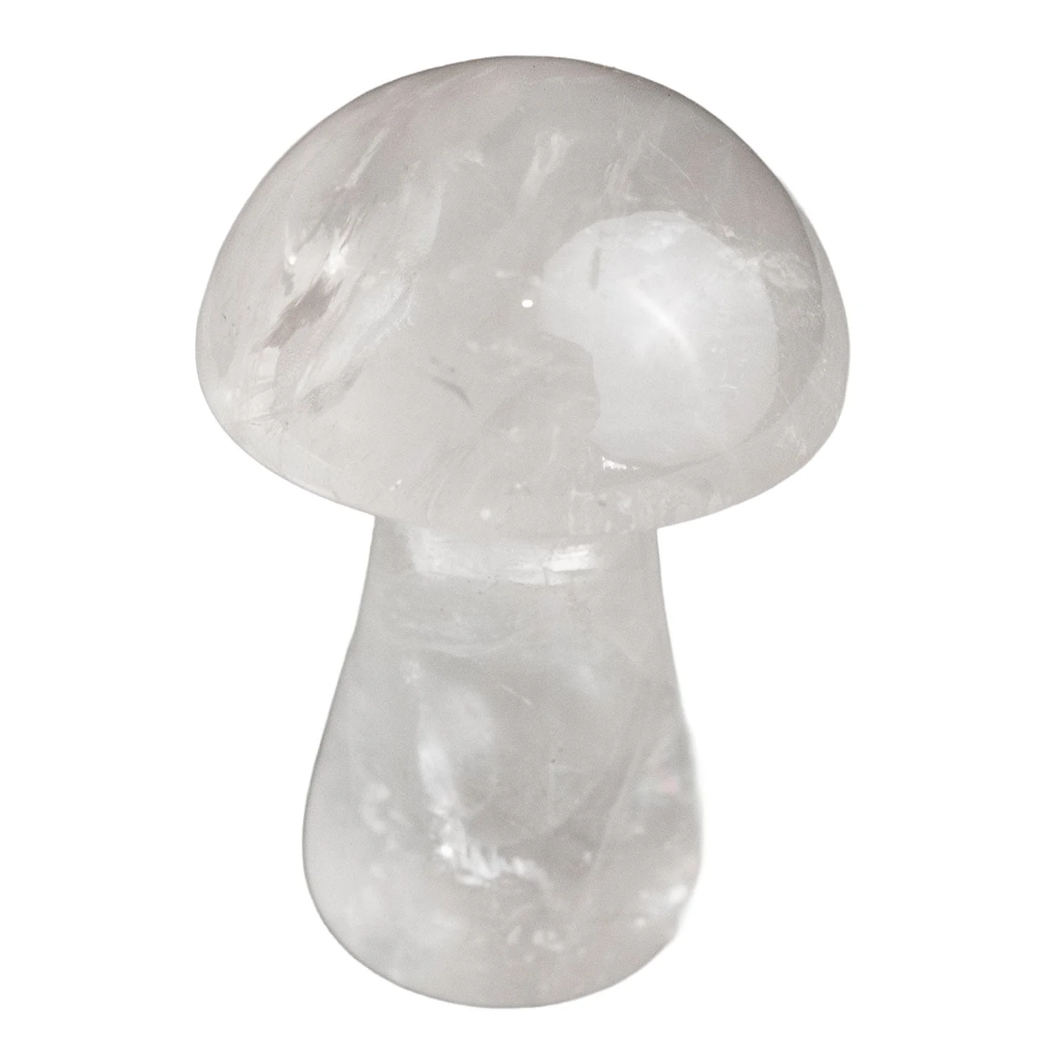 2" Quartz Mushroom Natural Gemstone Carving - Image 2
