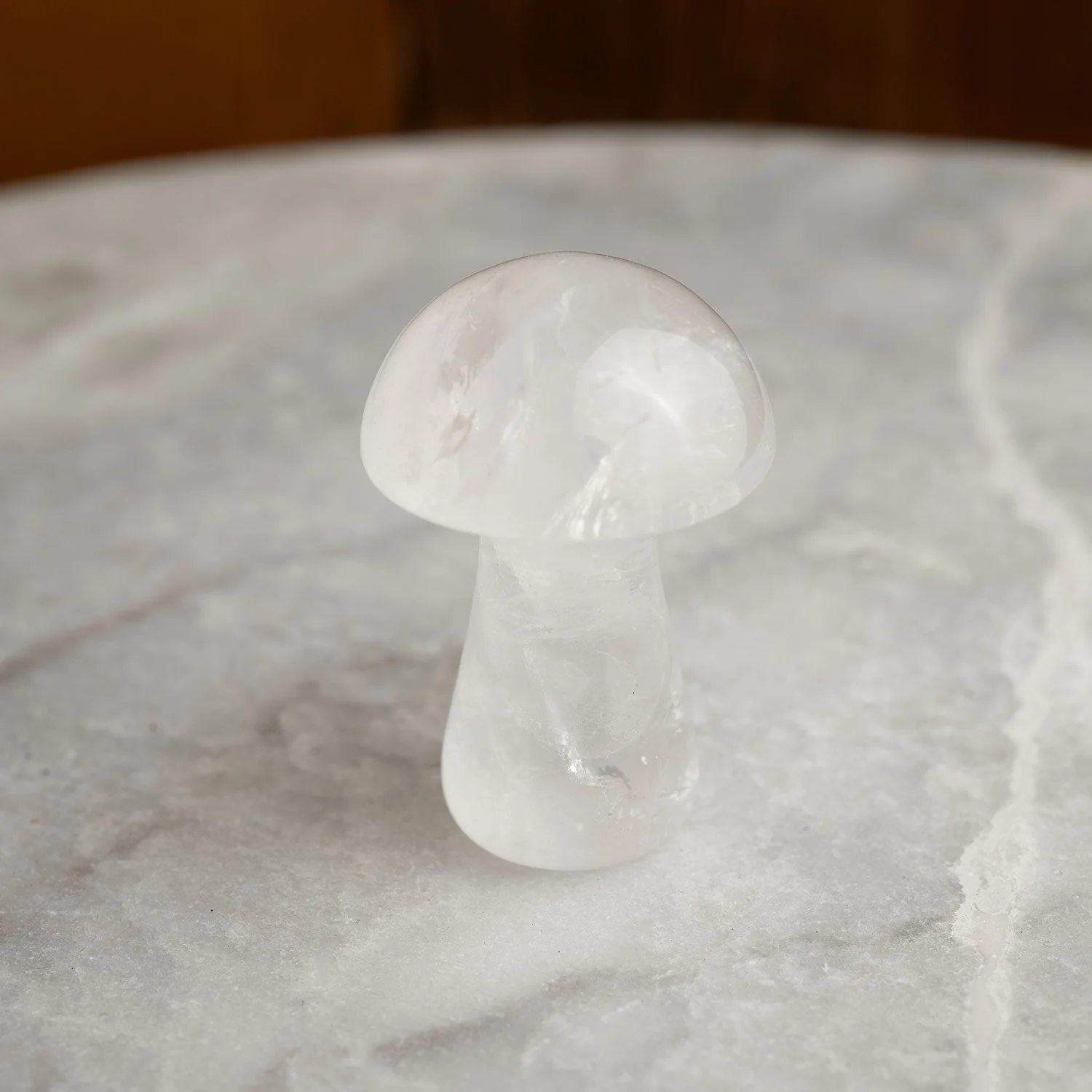 2" Quartz Mushroom Natural Gemstone Carving - Image 3