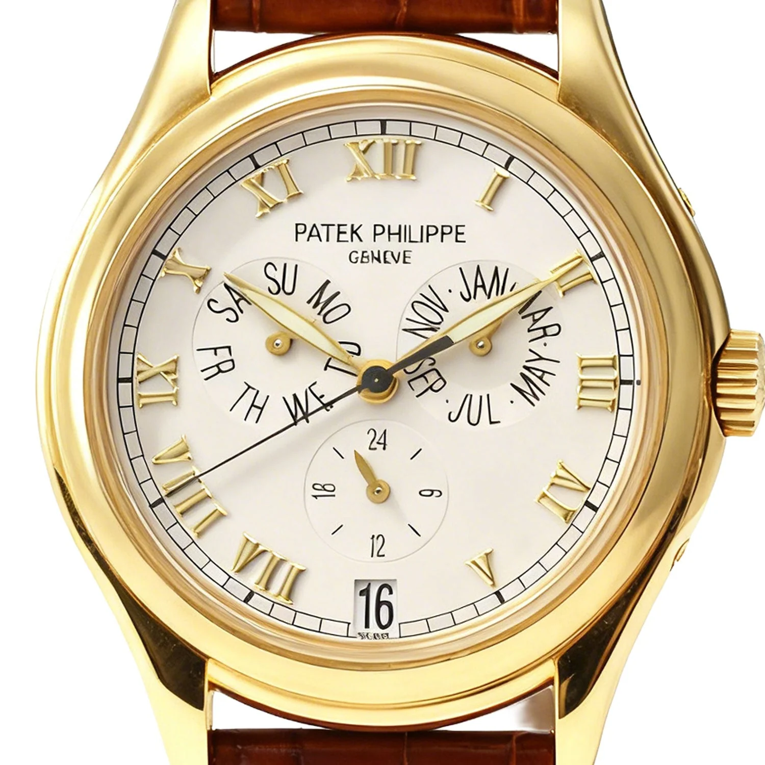 Annual Calendar Yellowgold Automatic White Dial - 5035G - Image 2