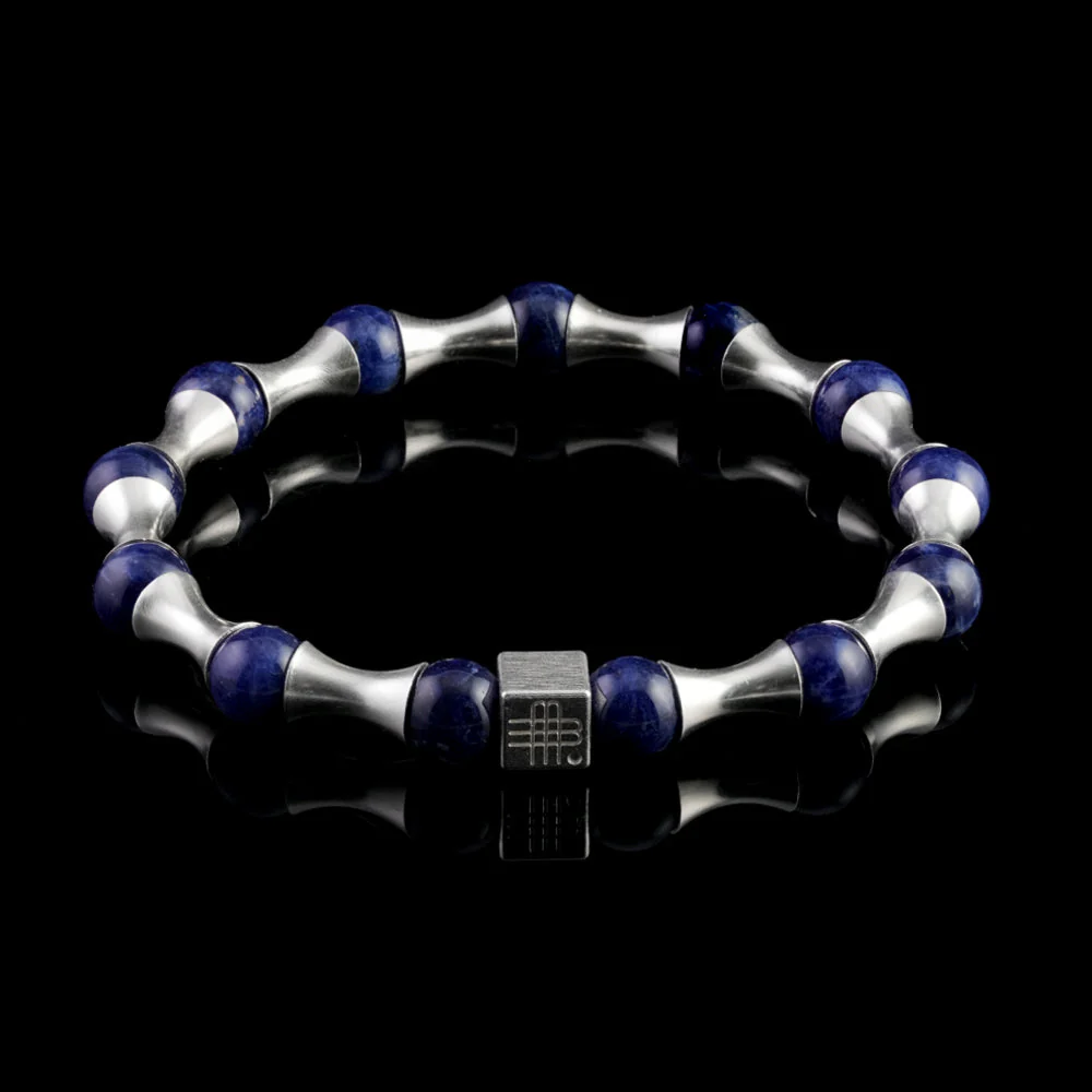Bracelet BLUE WAVE - the GREATEST TIMEPIECE - 925 sterling silver - Image 3