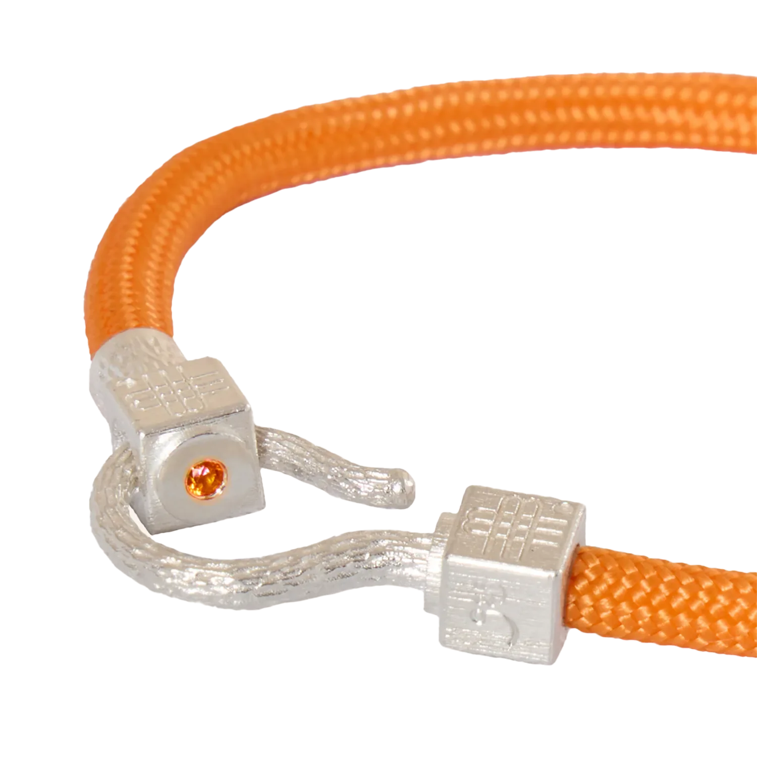 Bracelet ORANGE SEA - 925 sterling silver with an orange topaz - Image 3