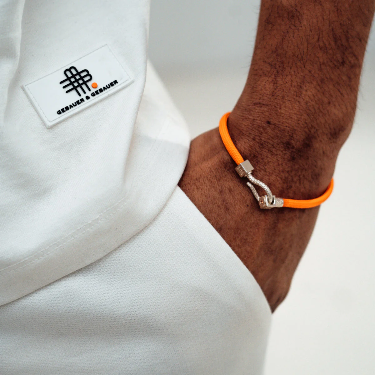 Bracelet ORANGE SEA - 925 sterling silver with an orange topaz - Image 5