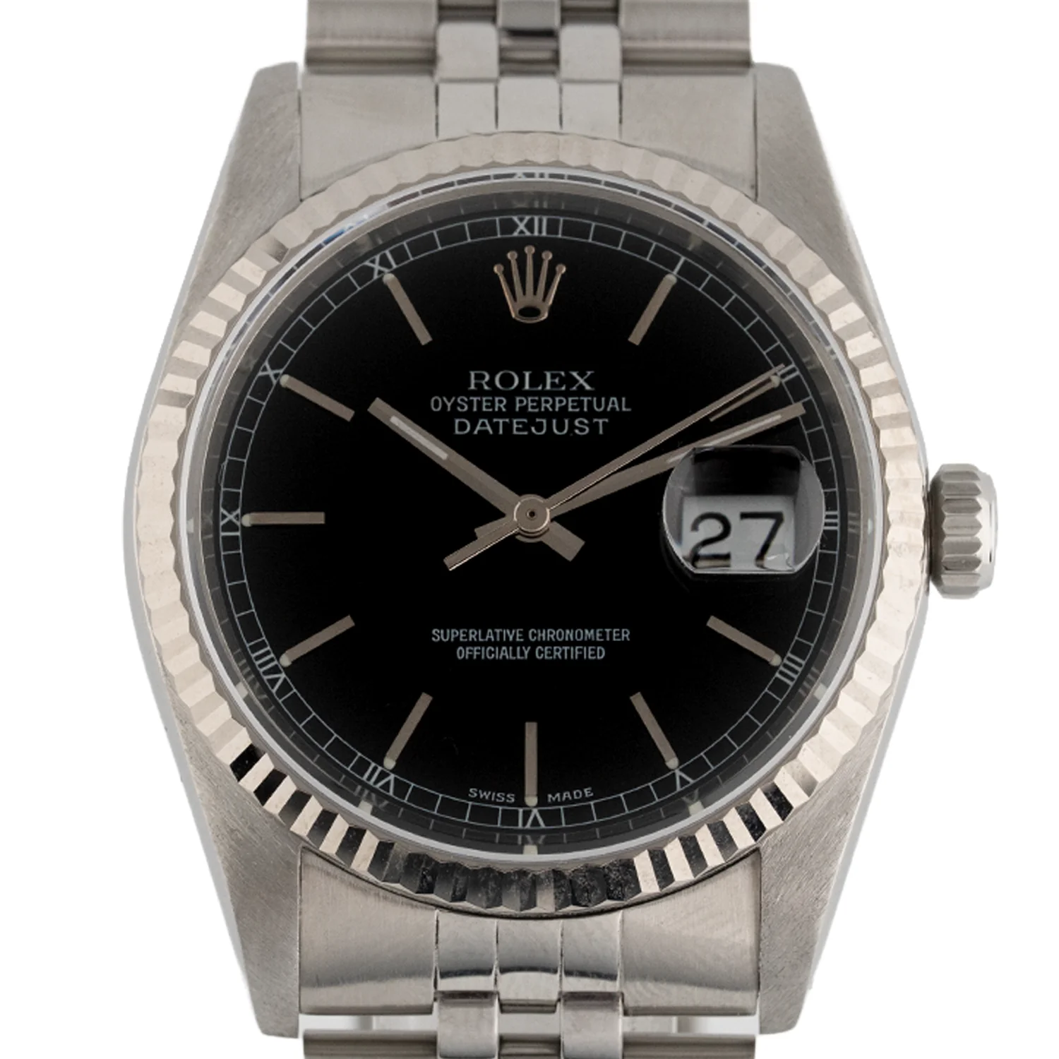 Datejust 36mm Black Dial 1990 - 16233 - Image 2