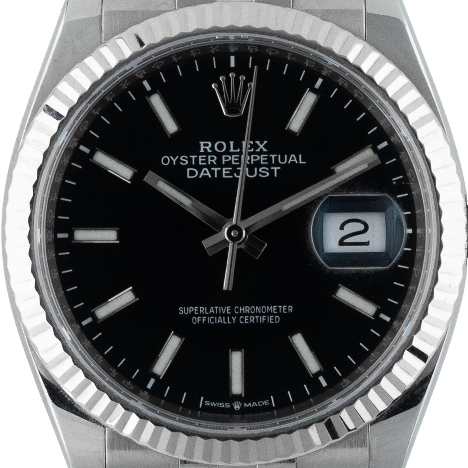 Datejust 36mm Black Dial Full Set 2021 - 126234 - Image 2