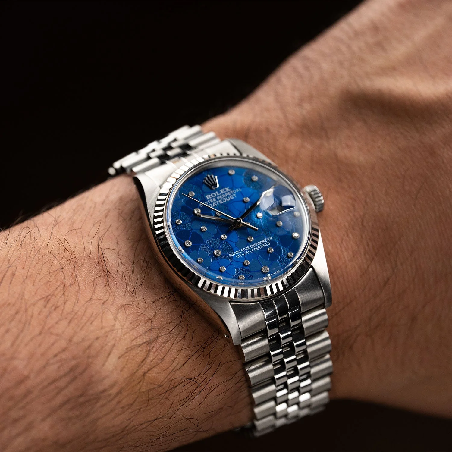 Datejust 36mm Blue Flower Dial 1984 - 16014 - Image 7
