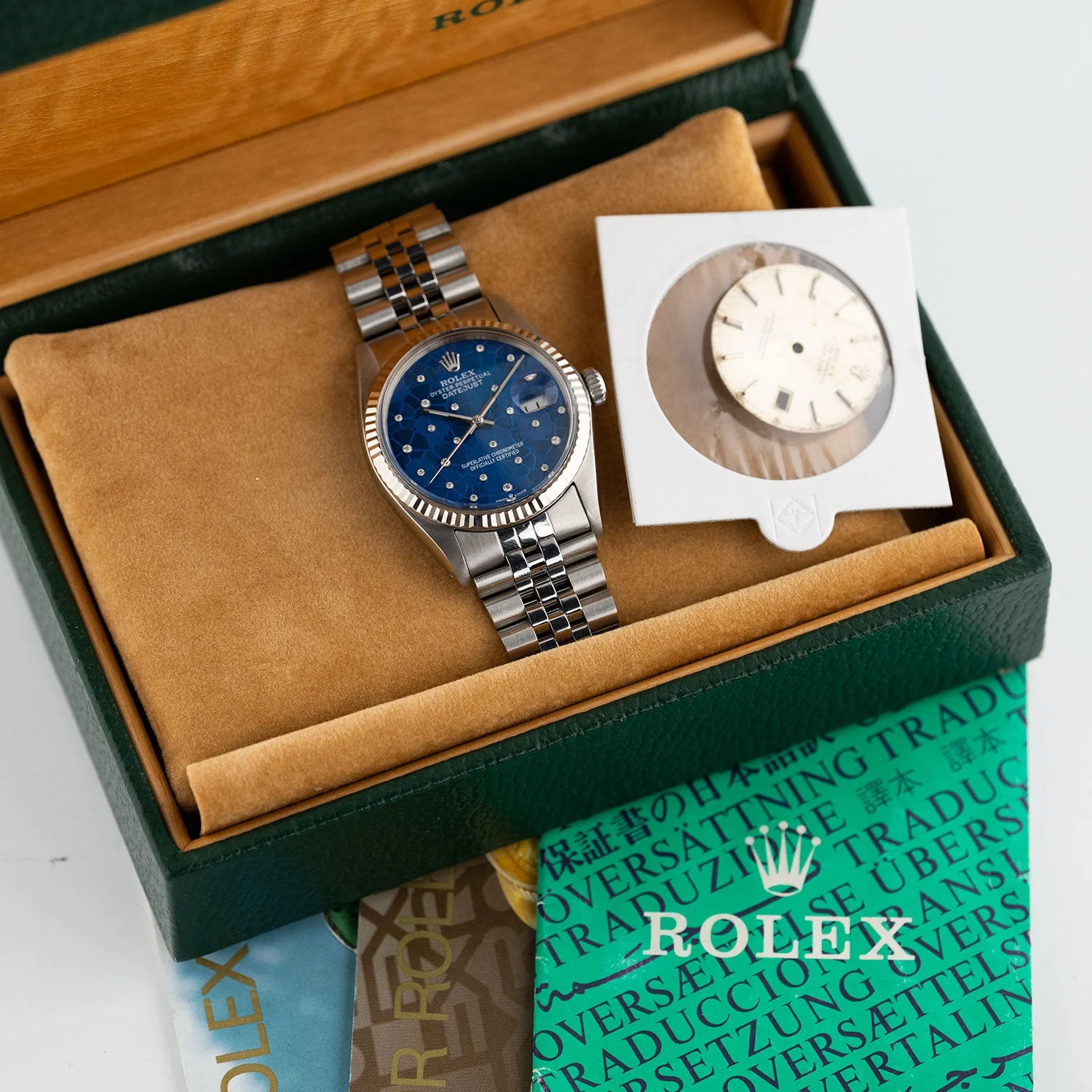 Datejust 36mm Blue Flower Dial 1984 - 16014 - Image 8