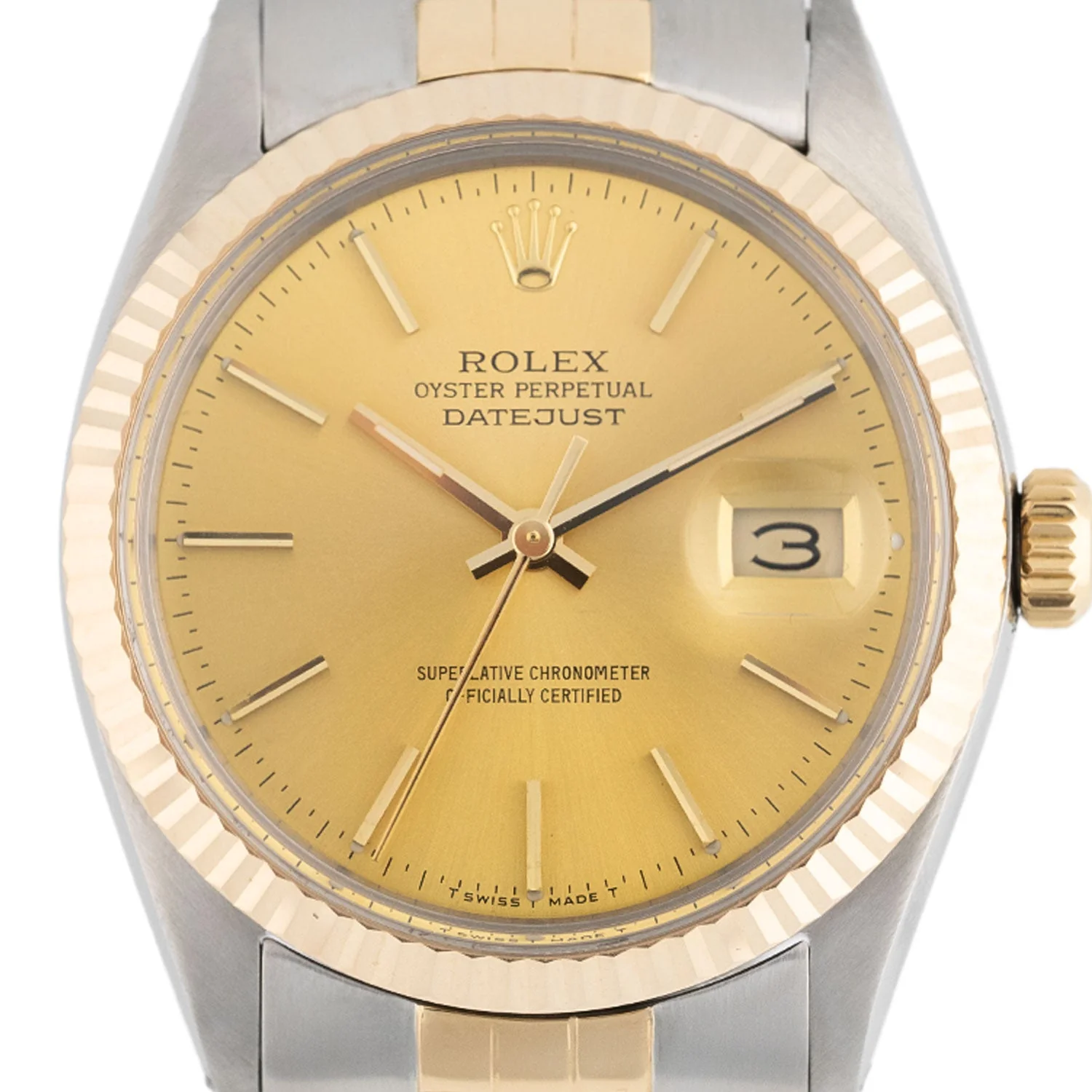 Datejust 36mm Golden Dial 1980 - 16013 - Image 2