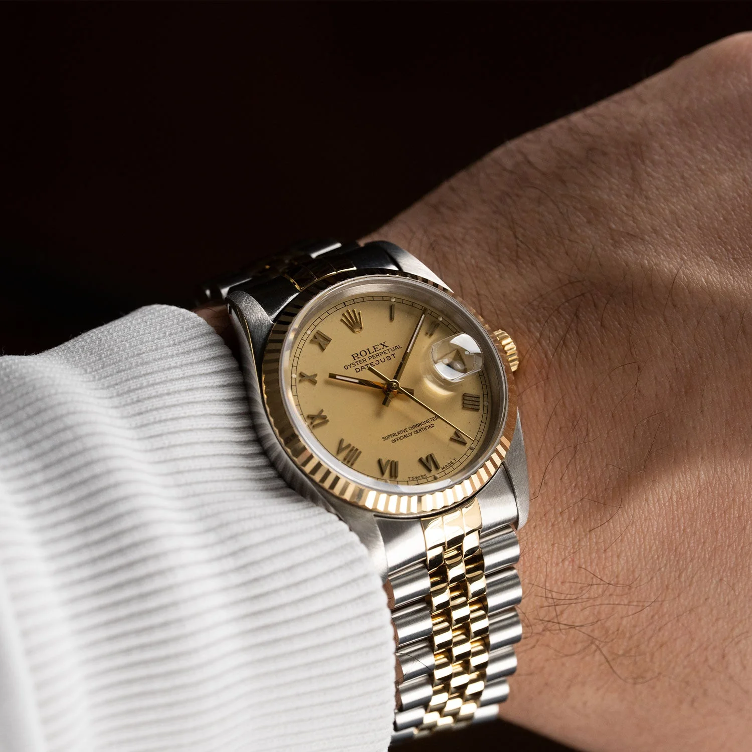 Datejust 36mm Golden Roman Dial 1988 - 16233 - Image 7