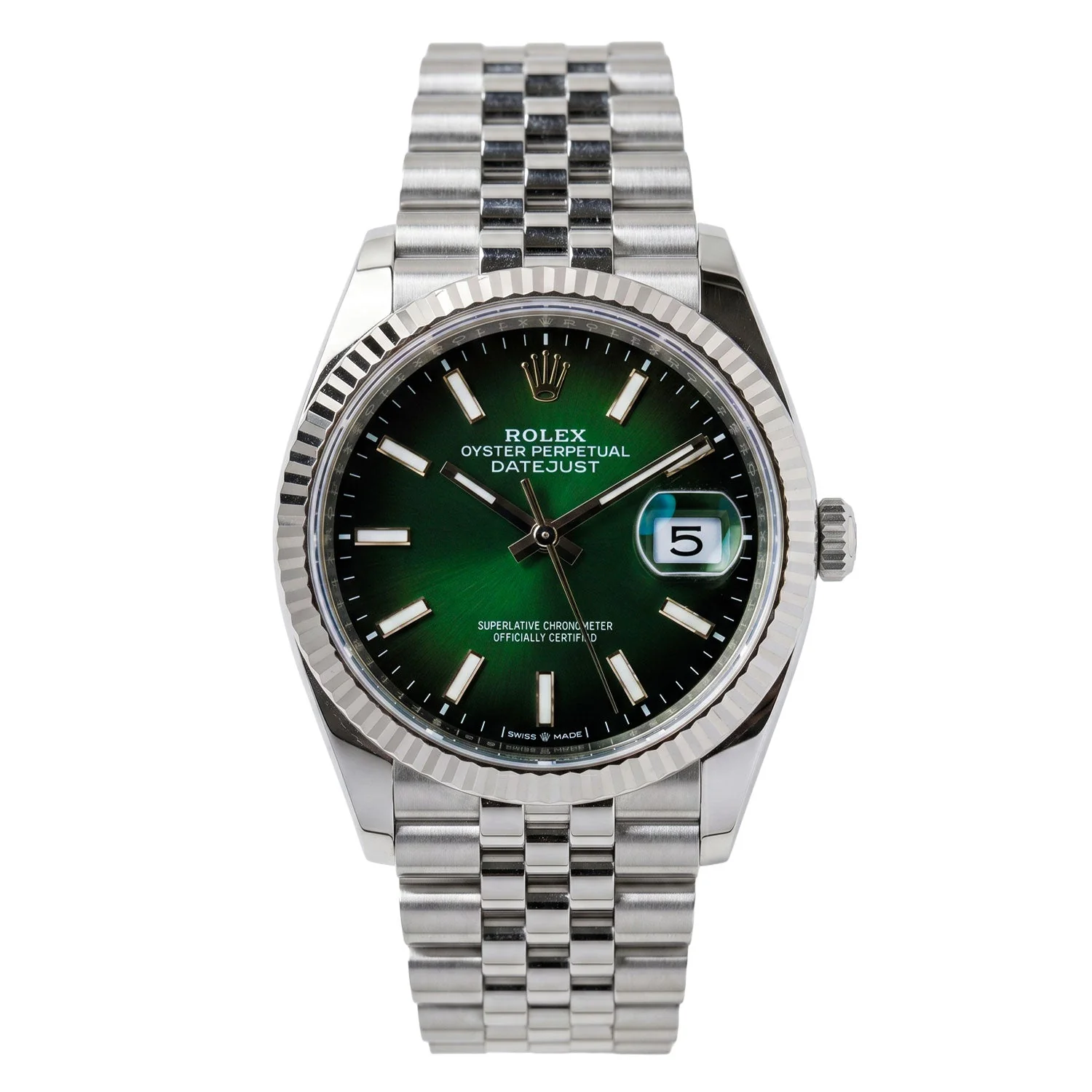 Datejust 36mm Green Ombre Dial 2026 Jubilee - 126234