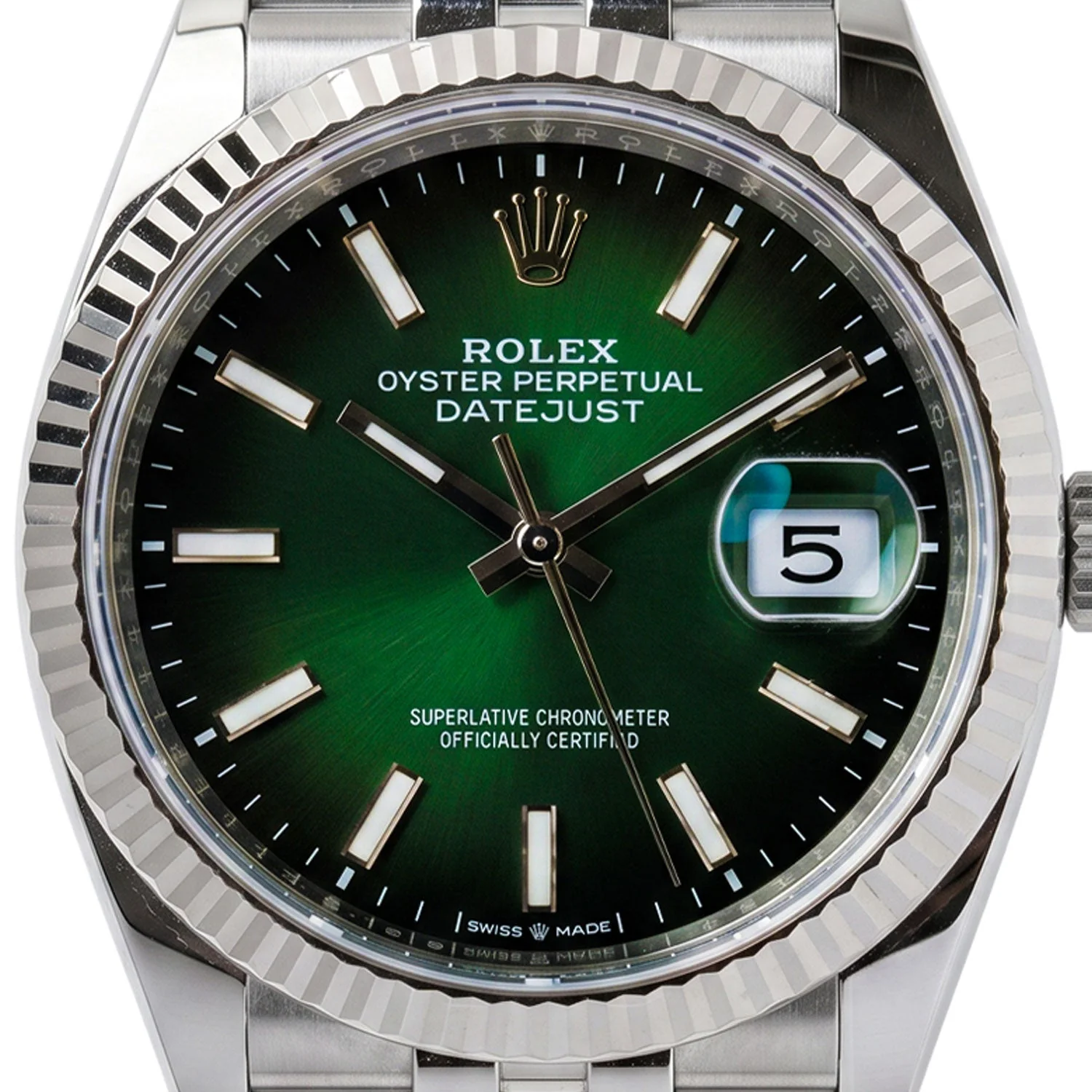 Datejust 36mm Green Ombre Dial 2026 Jubilee - 126234 - Image 2