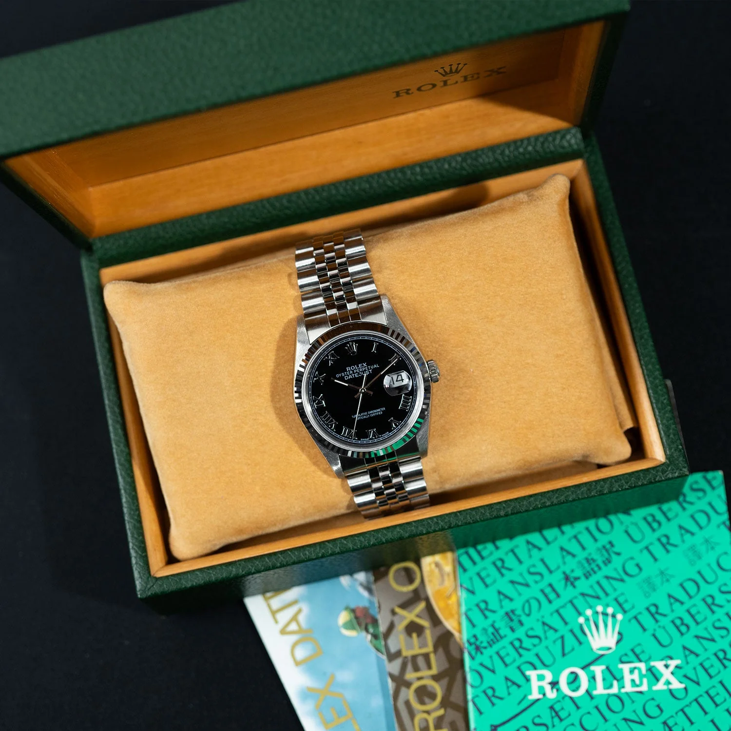 Datejust 36mm Black Roman Dial 1991 - 16234 - Image 6