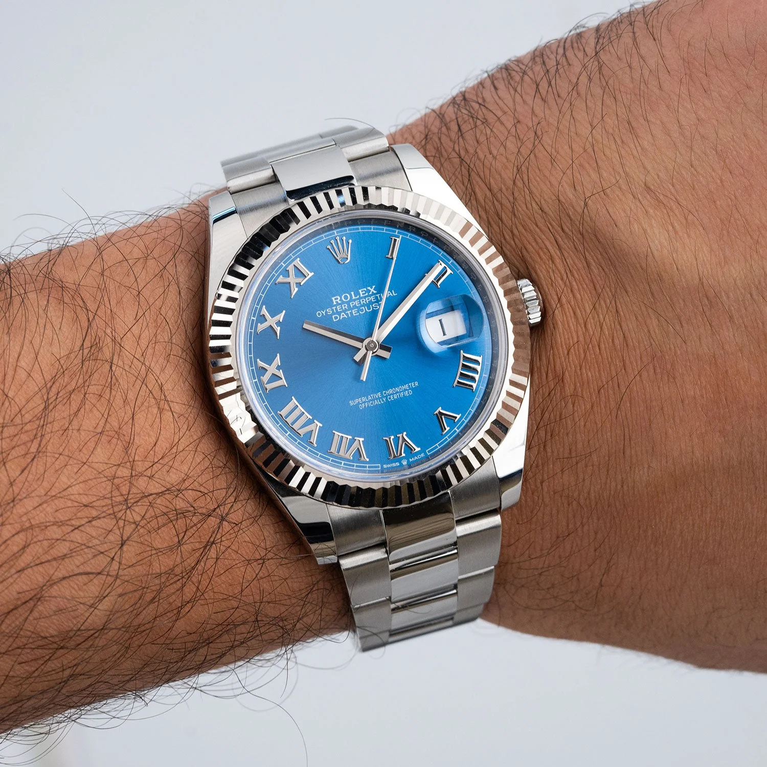 Datejust 41 Azzurro Dial Unworn 2025 Oyster - 126334 - Image 6