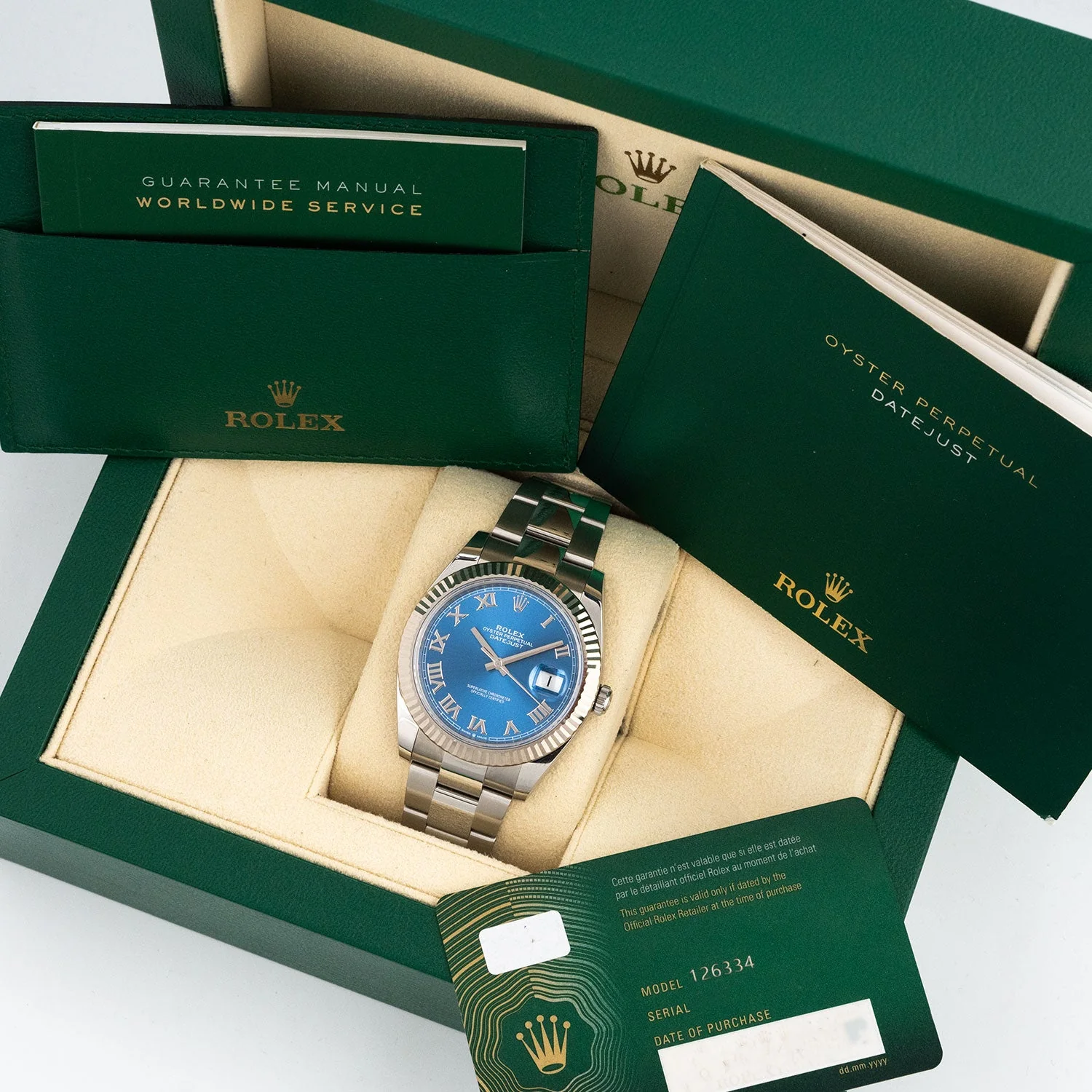Datejust 41 Azzurro Dial Unworn 2025 Oyster - 126334 - Image 7