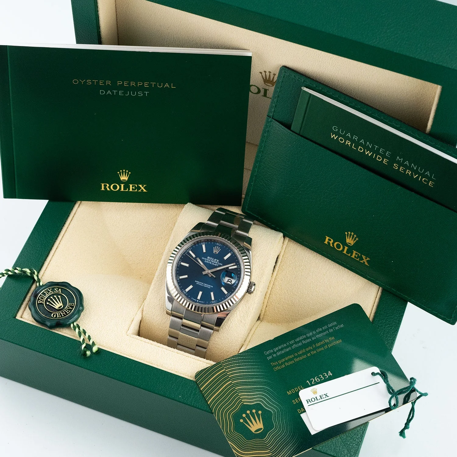 Datejust 41 Blue Dial Unworn 2025 Oyster - 126334 - Image 4