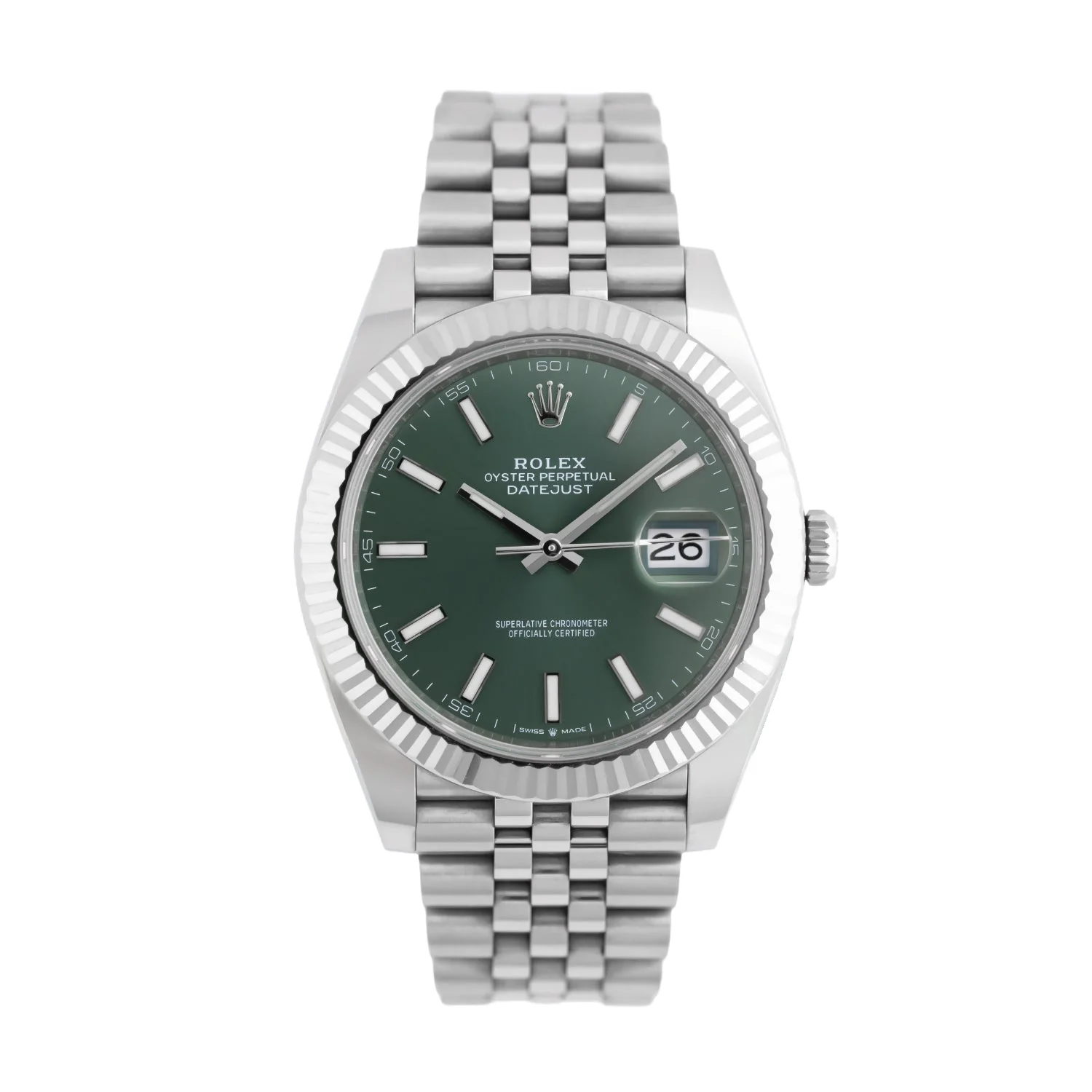 Datejust 41 Green Dial Unworn 2025 Jubilee - 126334