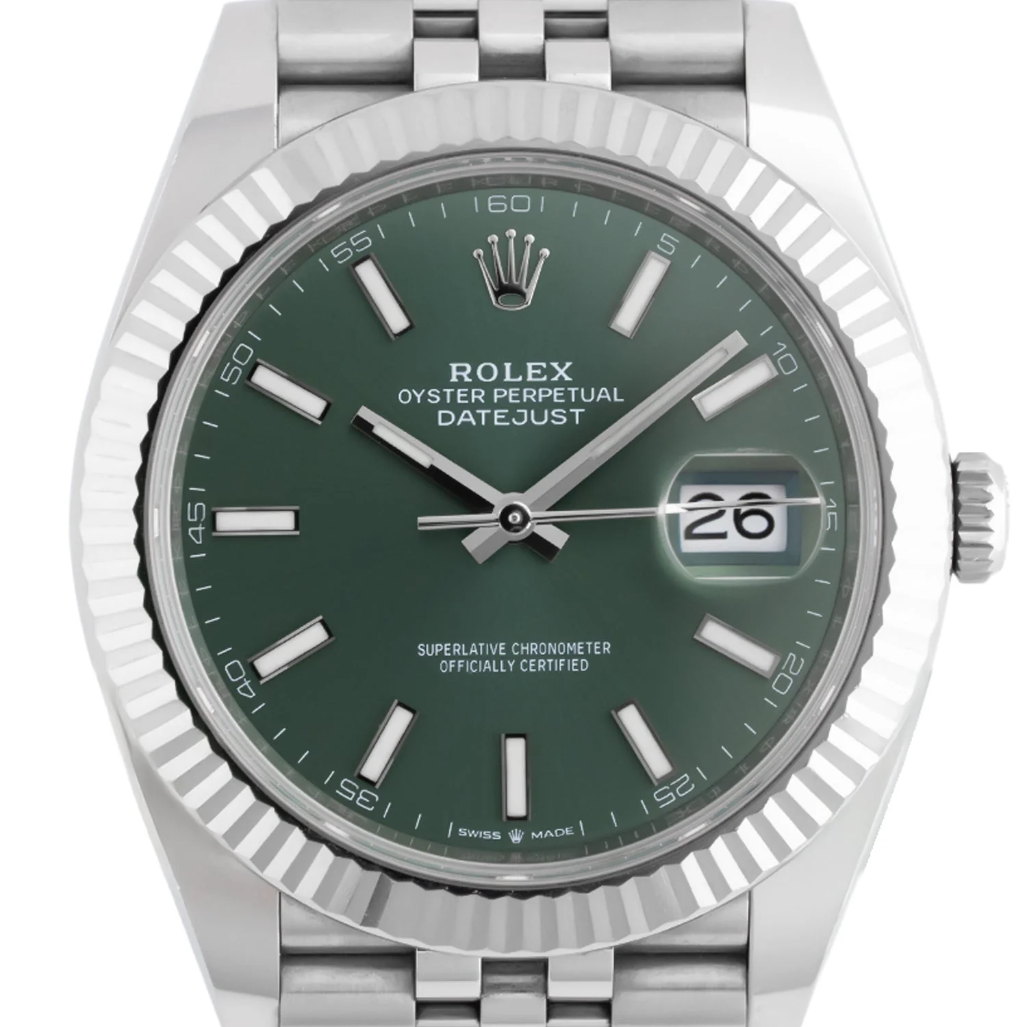 Datejust 41 Green Dial Unworn 2025 Jubilee - 126334 - Image 2