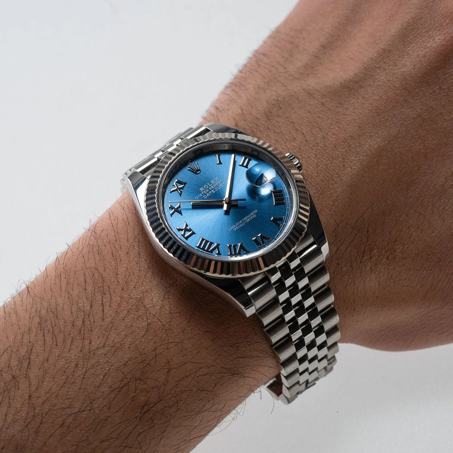 Datejust 41mm Azzurro Dial Oman Khanjar Delivery 2019 Jubilee - 126334 - Image 5