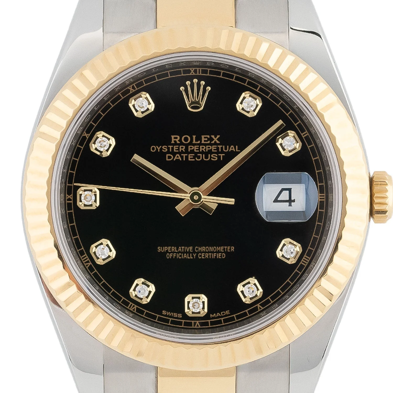 Datejust 41mm Black Diamond Dial LC100 2019 Oyster - 126333 - Image 2