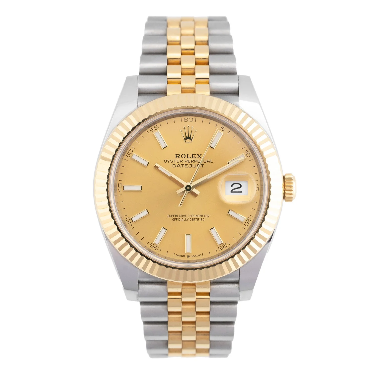 Datejust 41mm Golden Dial Unworn 2026 Jubilee - 126333