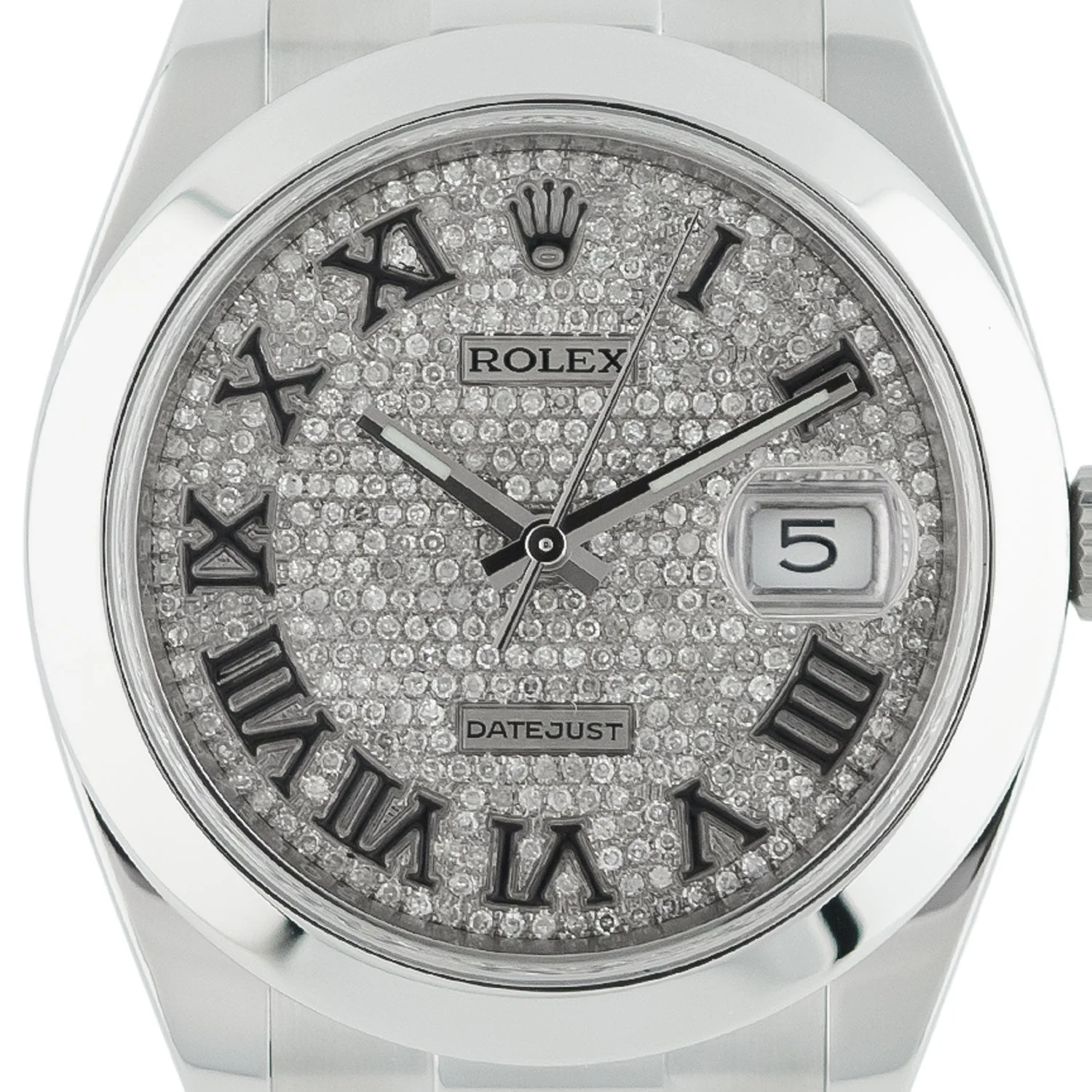 Datejust 41mm Roman Pave Diamond Dial 2018 - 126300 - Image 2
