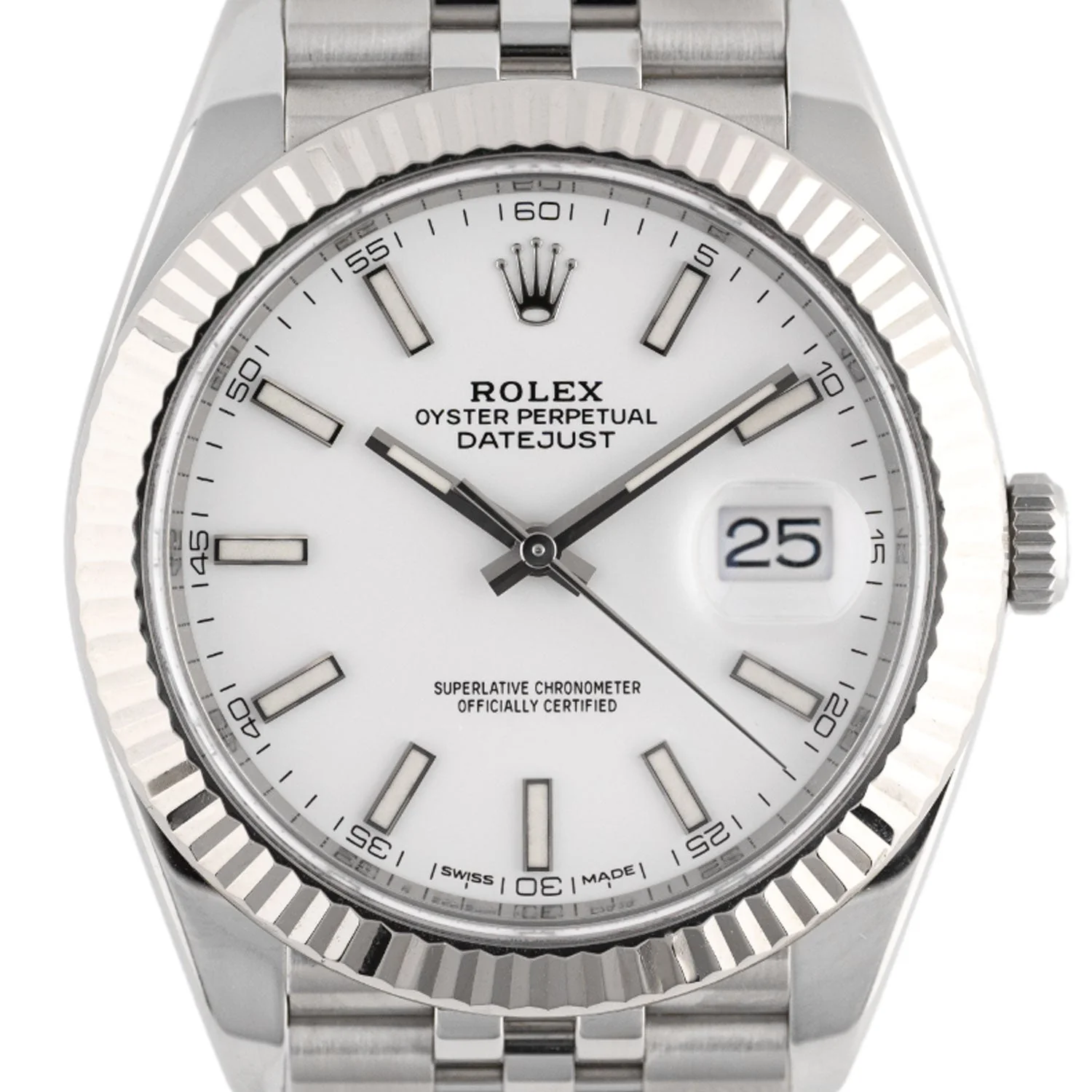 Datejust 41mm White Dial Unworn 2025 Jubilee - 126334 - Image 2