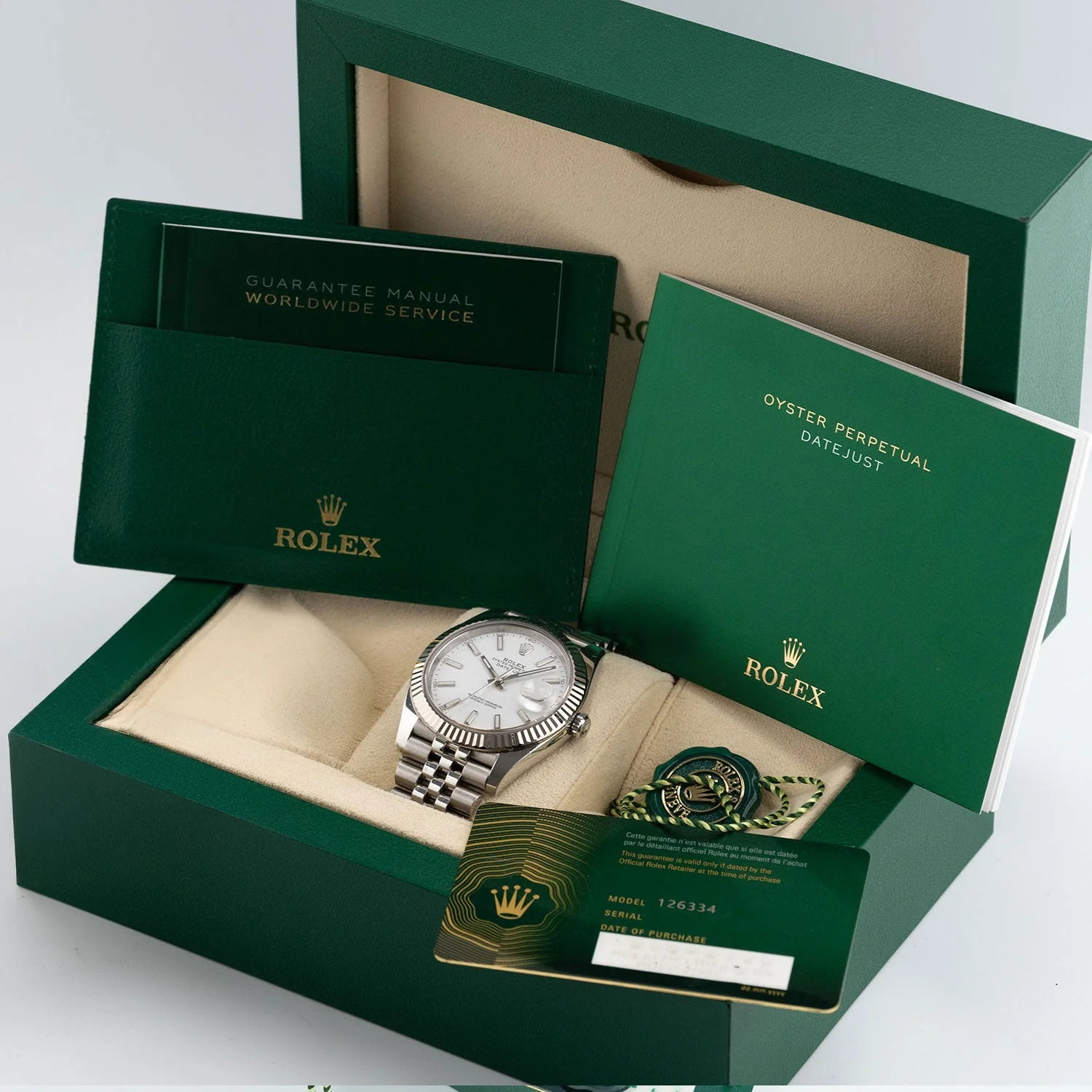 Datejust 41mm White Dial Unworn 2025 Jubilee - 126334 - Image 5