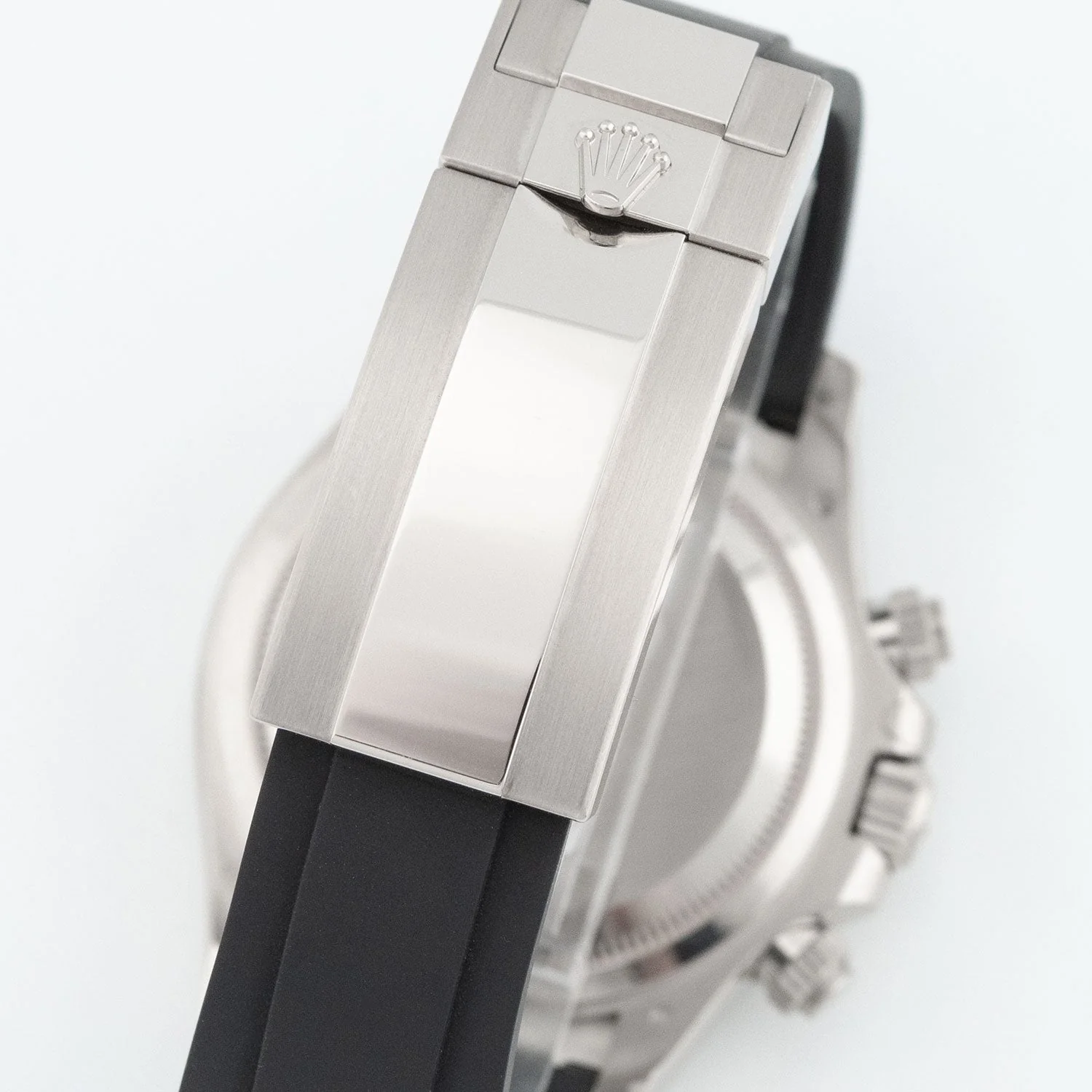 Daytona Cosmograph White Gold Black Diamond Dial Oysterflex 2023 - 126519LN - Image 6