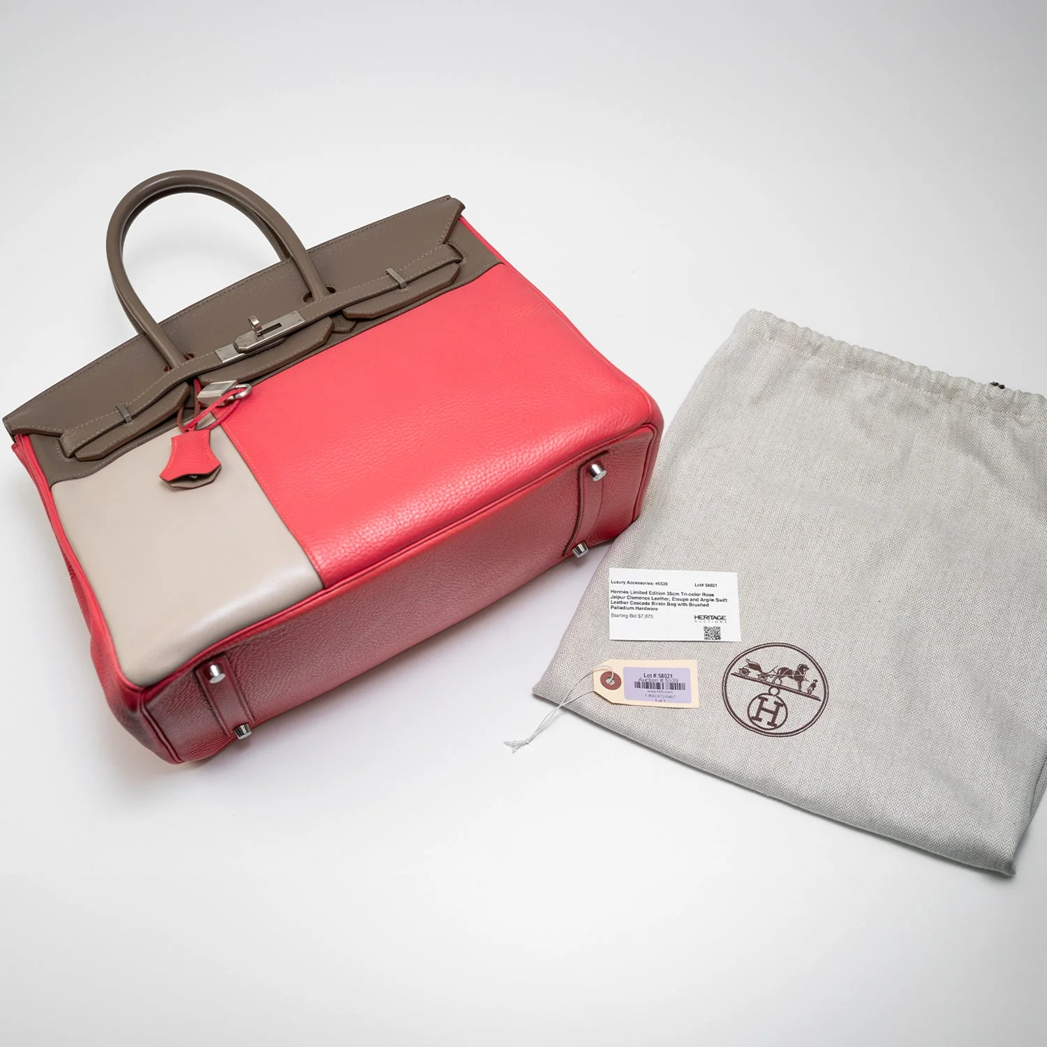 Hermés Limited Edition 35cm Tri-Color - Image 11