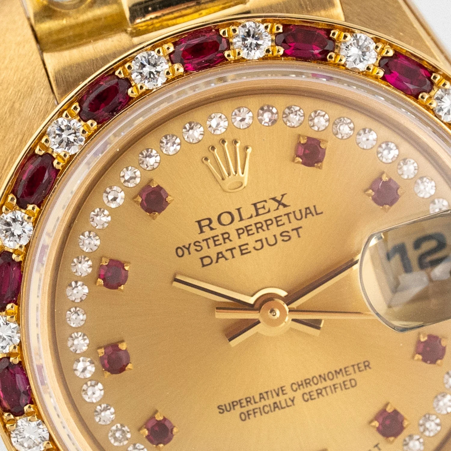 Lady-Datejust 26mm Confirmed All Factory Diamond Setting 1990 - 69198 - Image 3