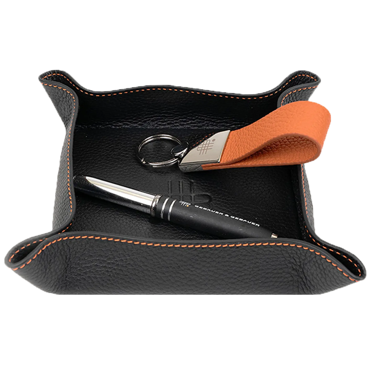 Leather Tray - Black - Image 3