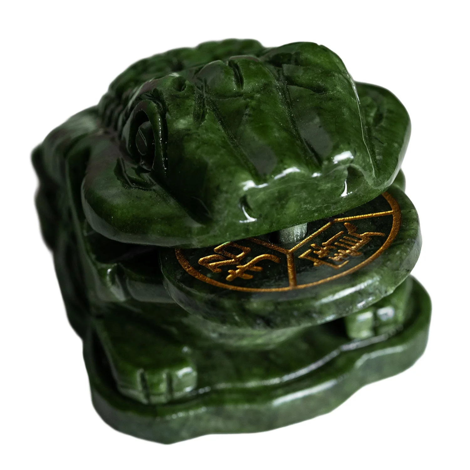 Lucky Toad Jade Crystal Carving - A Symbol of Financial Prosperity and Good Fortune