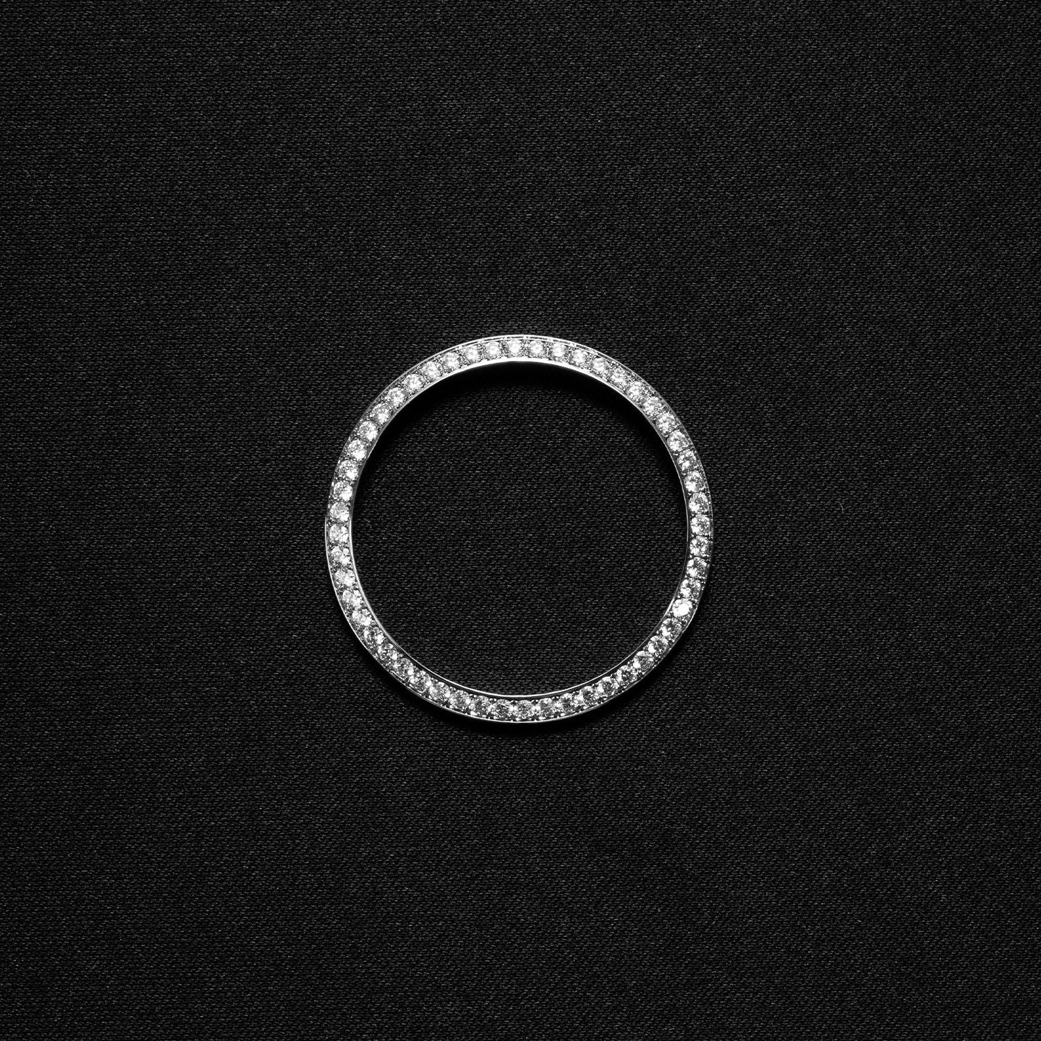 Lünette für Rolex Datejust 36 750 Weißgold 52 Brill. 1,25 ct. TW/VSi - Image 3