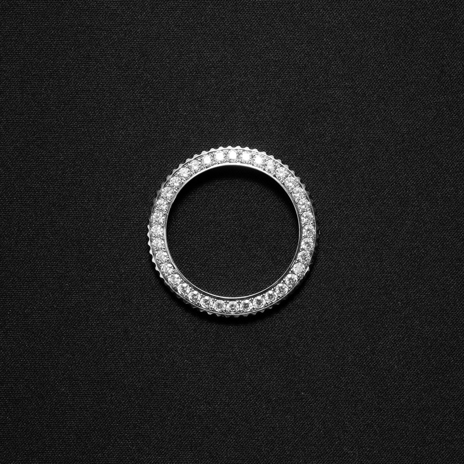 Lünette for Rolex Submariner /GMT 750 Whitegold 36 Brill. 3,51 ct. TW/VSi - Image 3