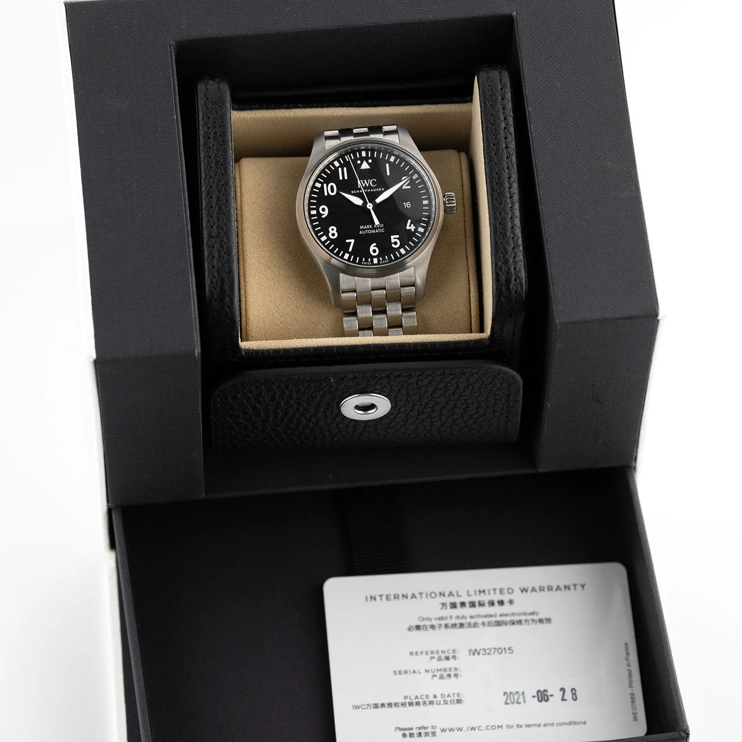 Pilots Watch Mark XVIII Black Dial 2021 - IW327015 - Image 6