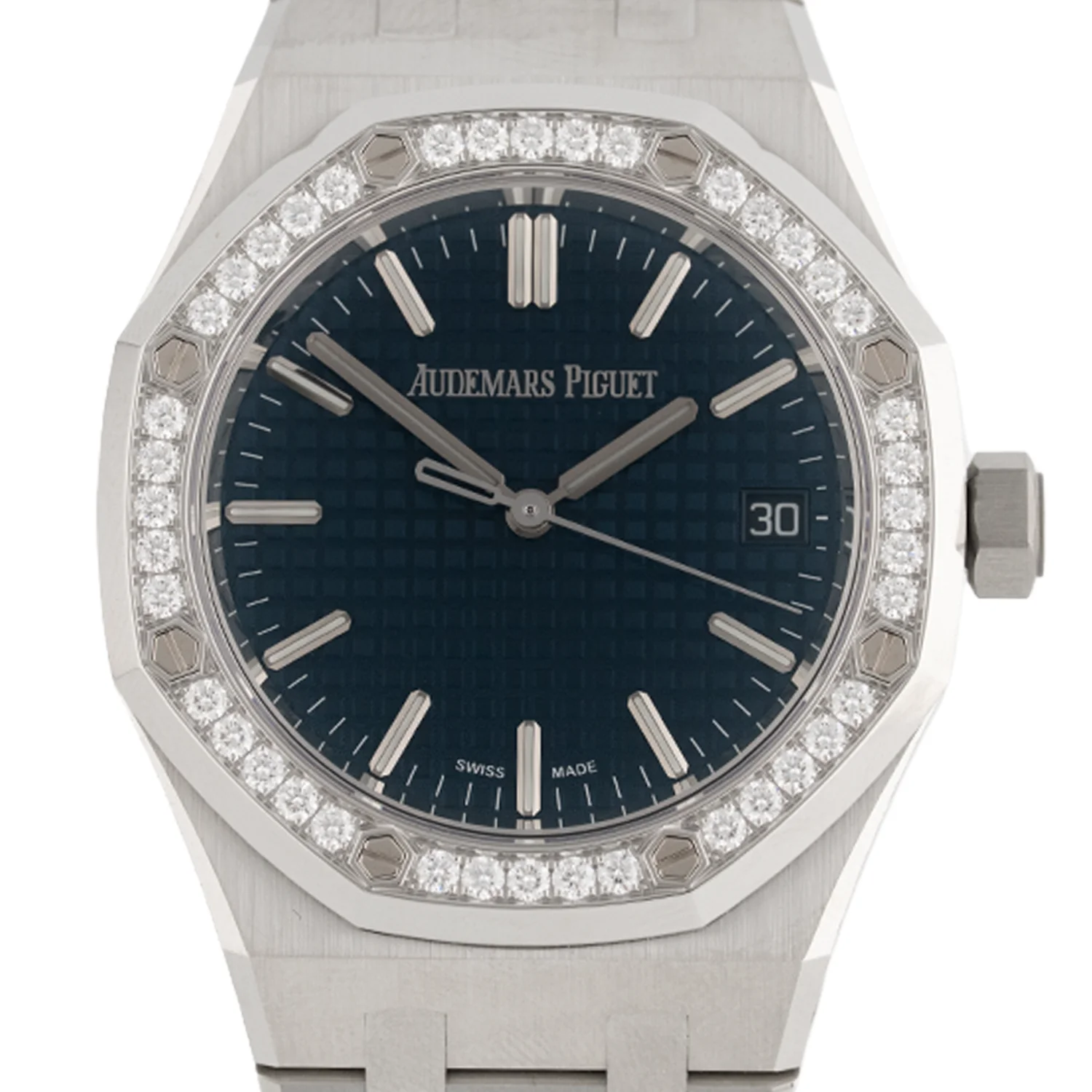 Royal Oak 37mm Blue Dial Diamond Bezel Unworn LC100 2026 - 15551ST.ZZ.1356ST.05 - Image 2