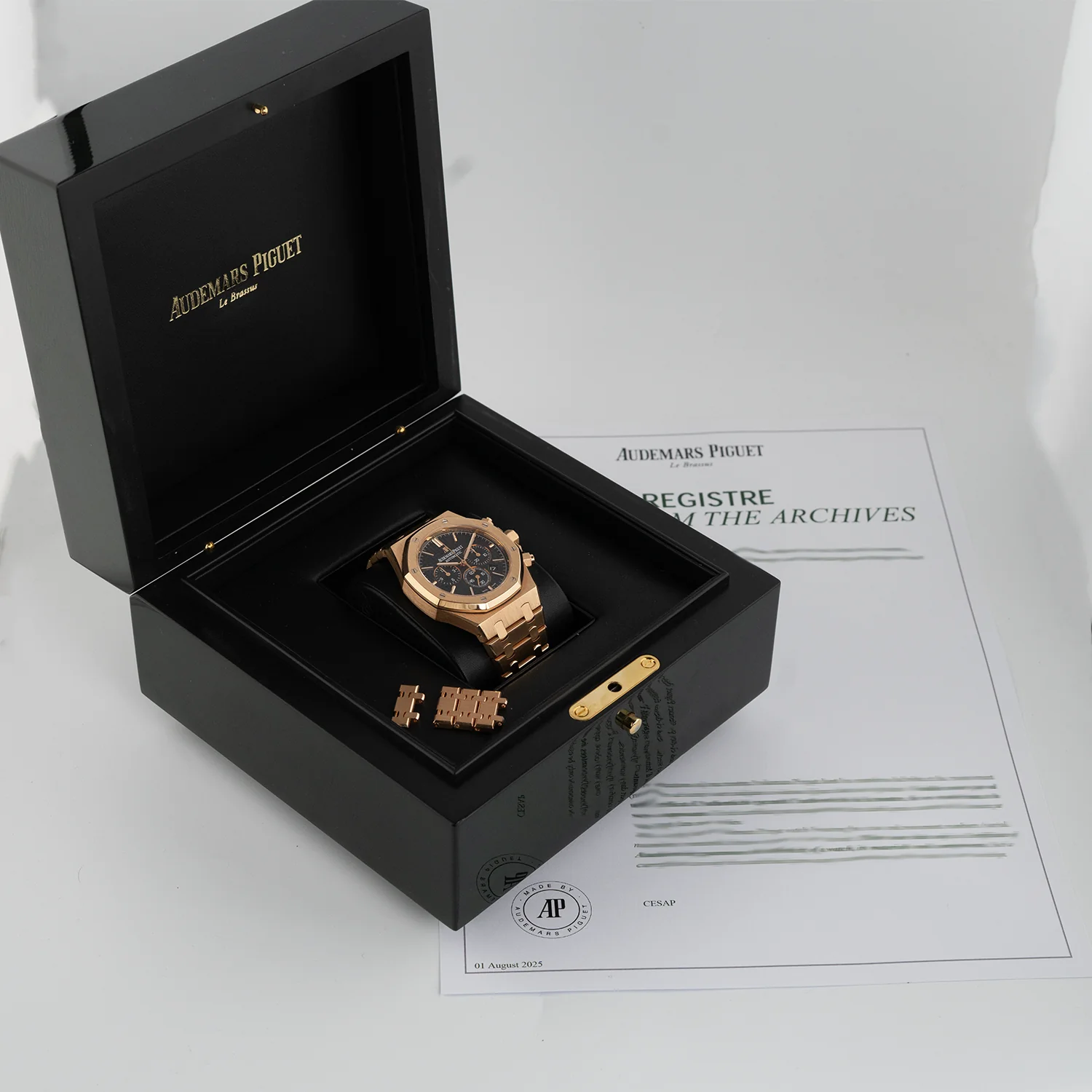 Royal Oak Chronograph Black Dial - 26320OR.OO.1220OR.01 - Image 7