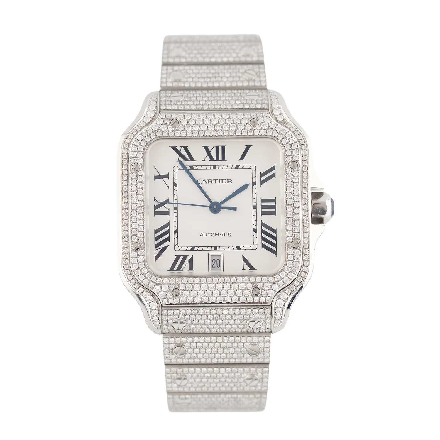 Santos Iced Out Diamond Setting Dial - WSSA0018