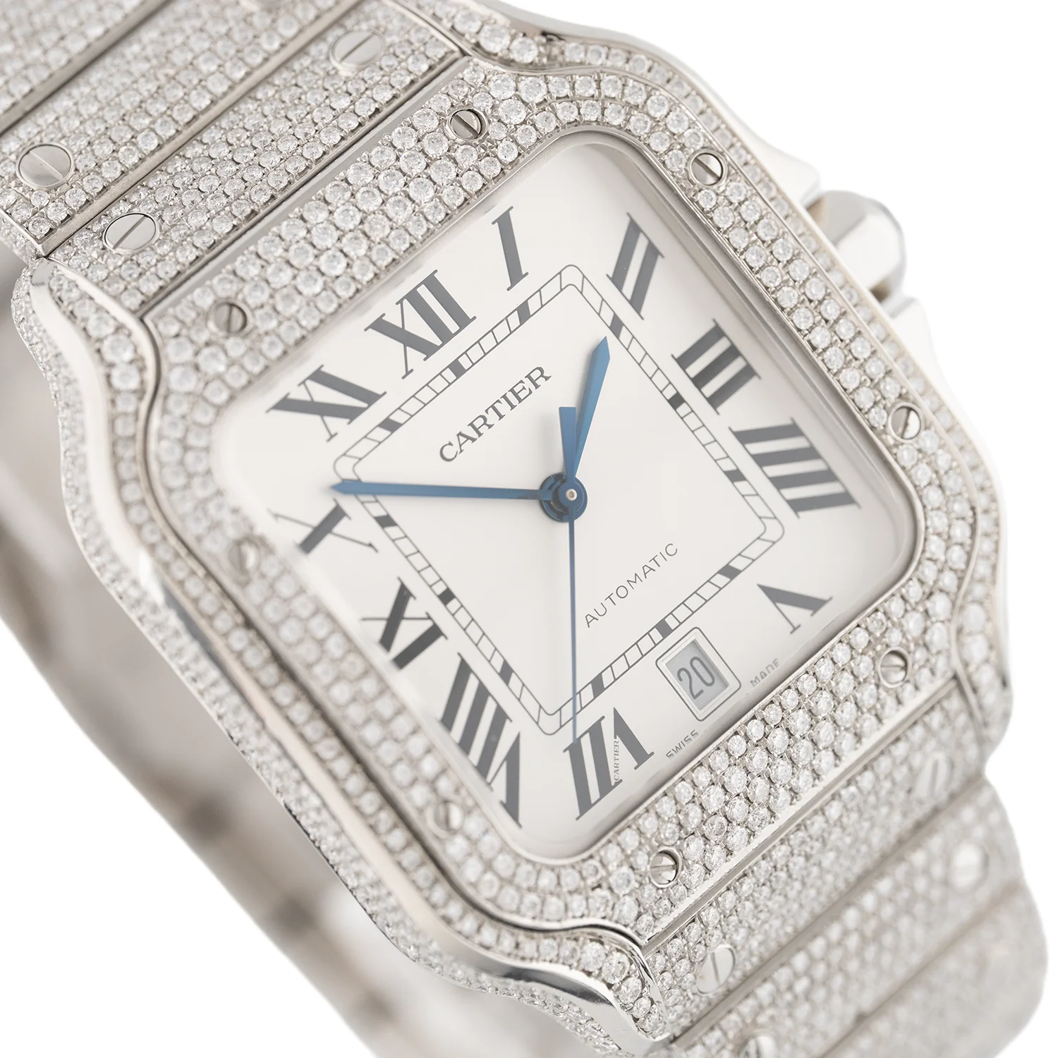 Santos Iced Out Diamond Setting Dial - WSSA0018 - Image 3