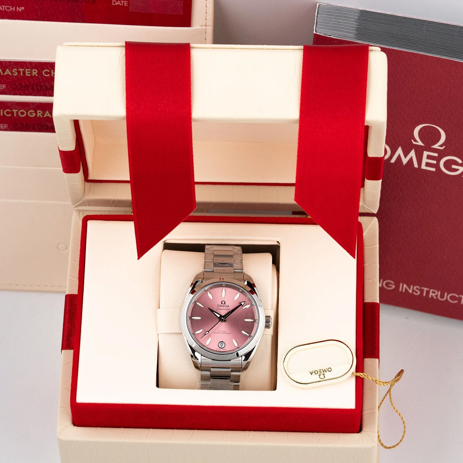 Seamaster Aqua Terra Pink Dial 34mm 2025 - 220.10.34.20.10.003 - Image 6