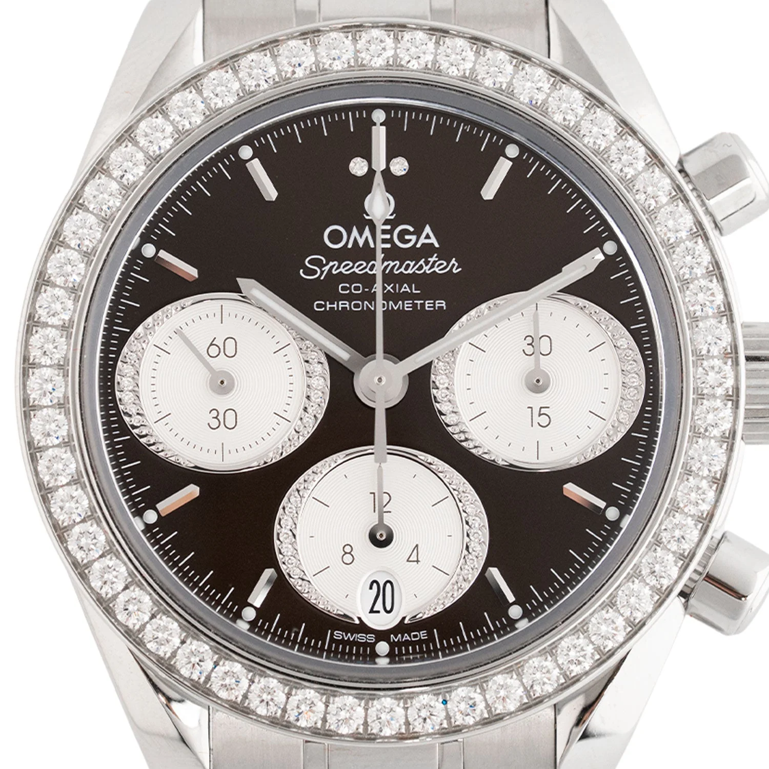 Speedmaster 38mm Brown Dial Diamond Bezel 2026 - 324.15.38.50.63.001 - Image 2