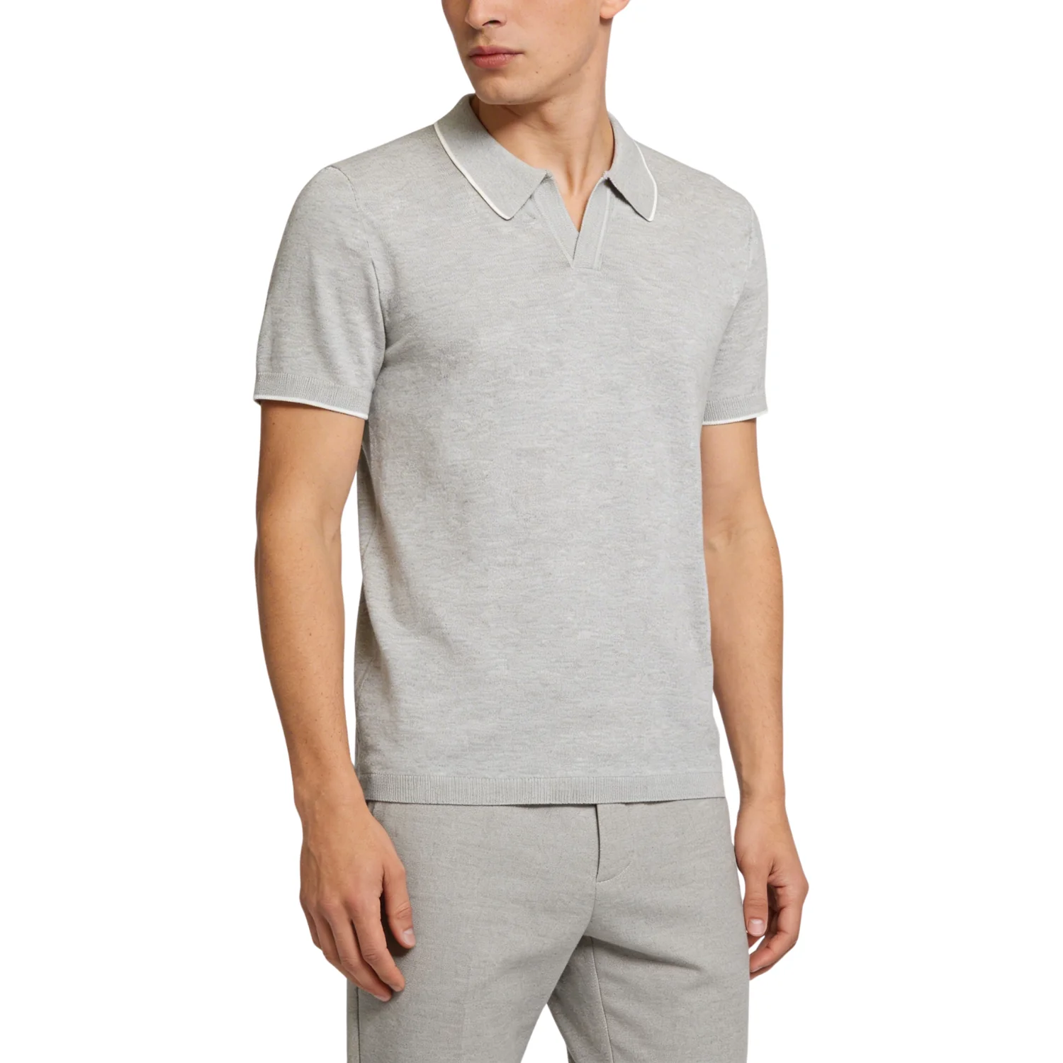 Knitted Polo Shirt CLINT - Image 2