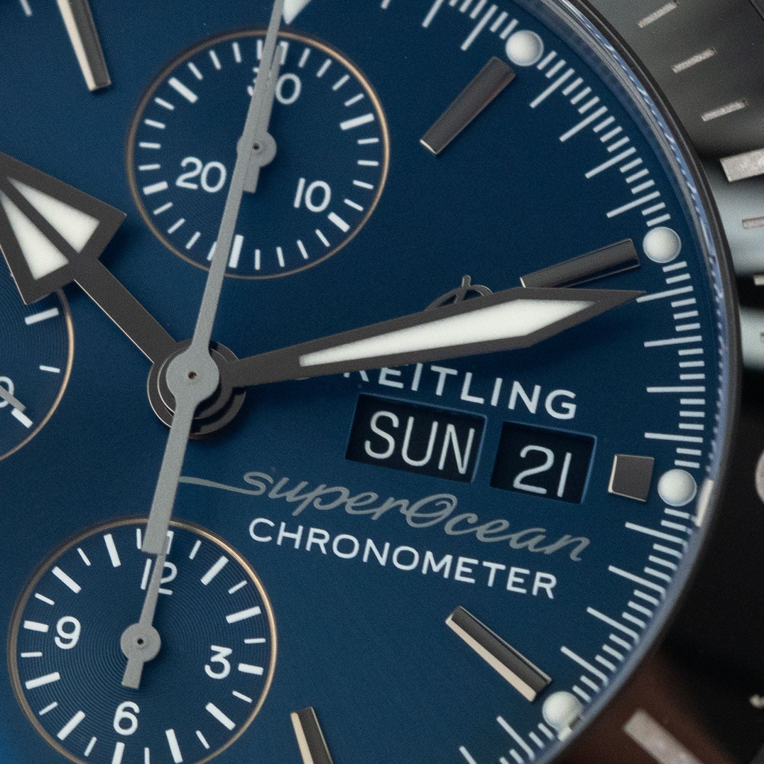 Superocean Heritage Chronograph 44mm Blue Dial 2025 LC100 - M133132A1C1W1 - Image 3