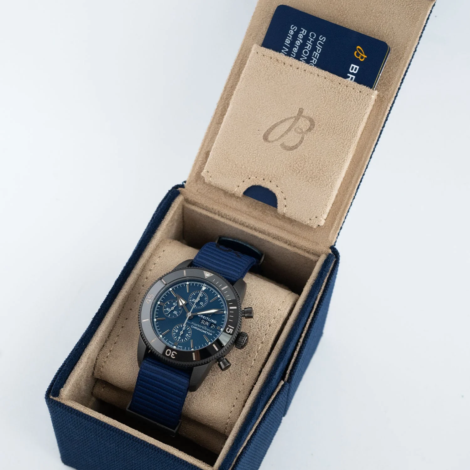 Superocean Heritage Chronograph 44mm Blue Dial 2025 LC100 - M133132A1C1W1 - Image 7