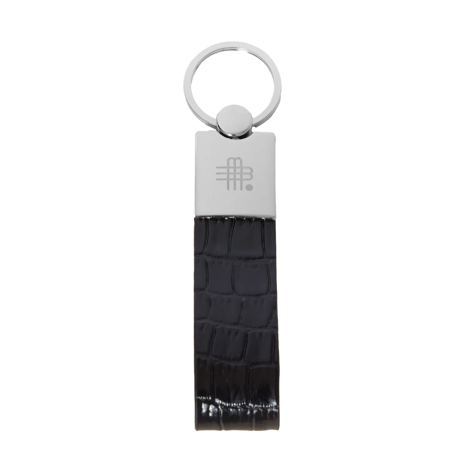 The „SECRET“ KEYRING - CROCO BLACK