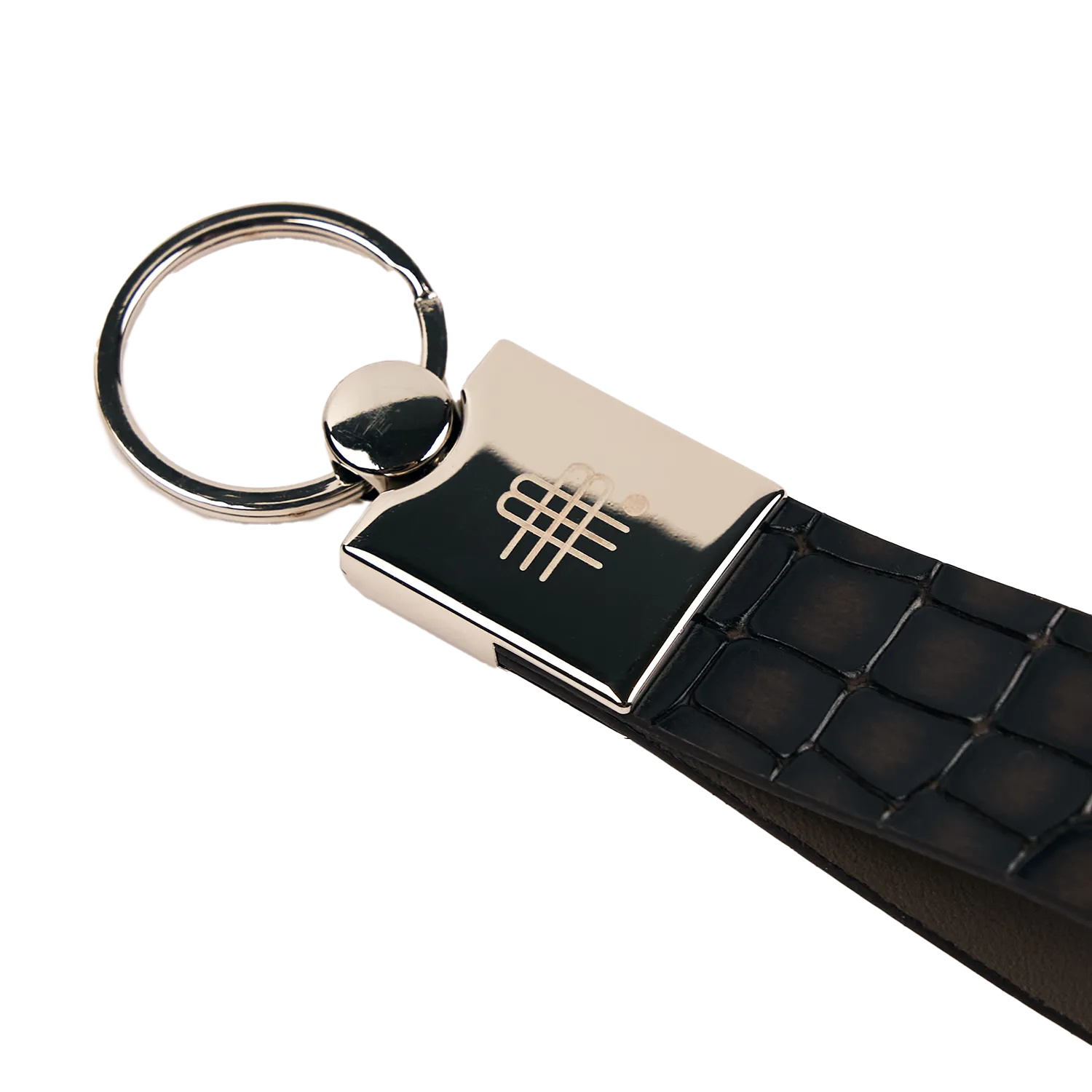 The „SECRET“ KEYRING - CROCO BROWN - Image 3